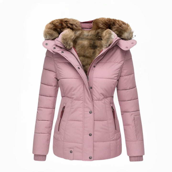 Victoria | Warm Winter Coat with Soft Faux Fur Lining