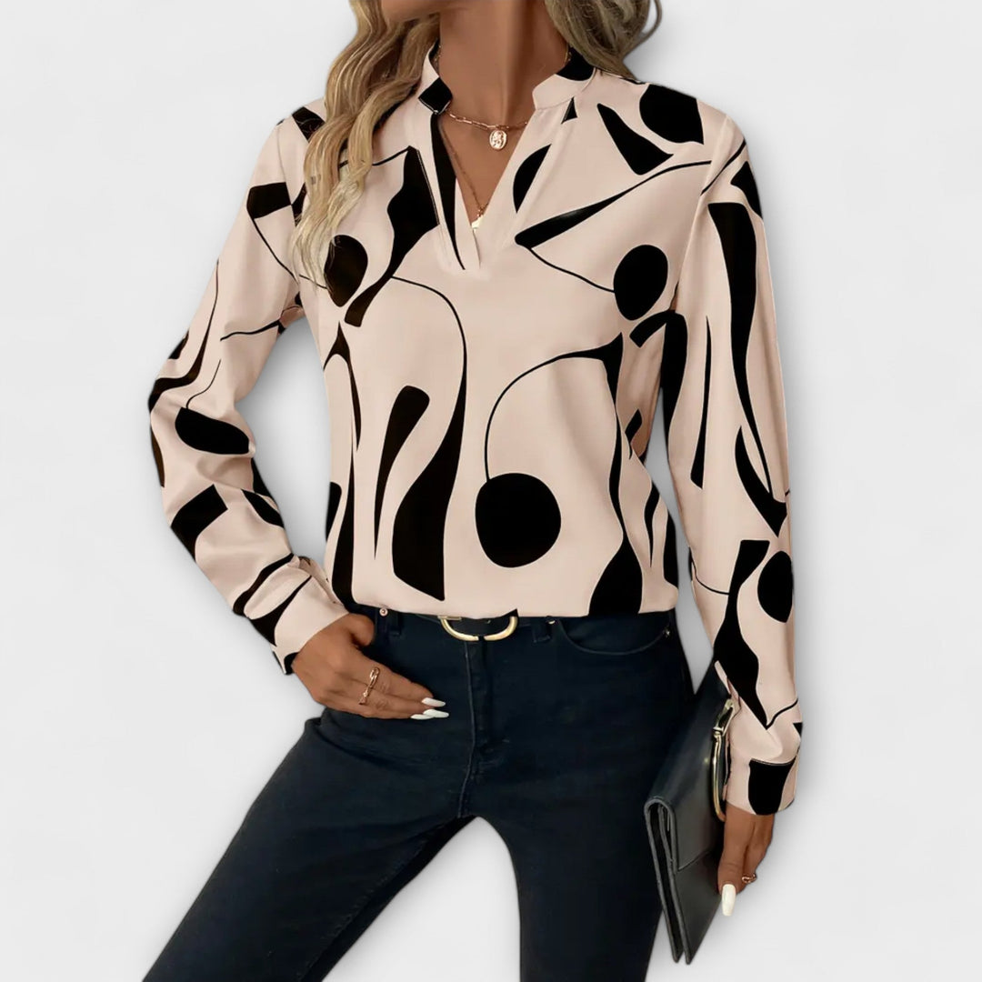 Victoria Elegant Blouse With Design |