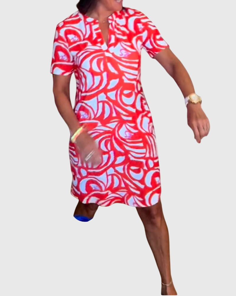 Victoria | Flattering Avenue Walk Dress