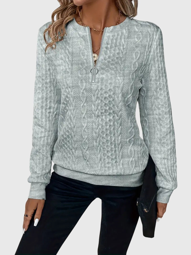 Victoria | Zipped Sweater