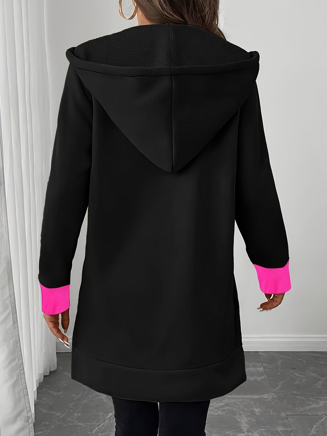 Victoria | Elegant Longline Hoodie