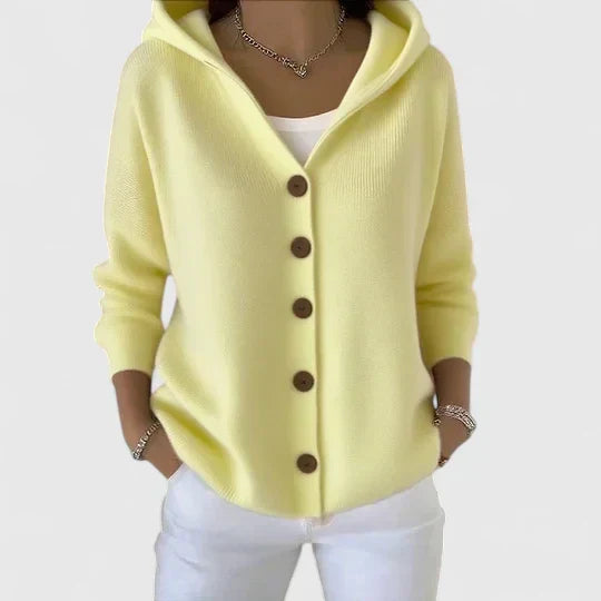 Victoria | Soft Knit Cardigan with Hood