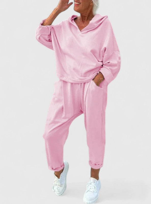 Victoria | Comfortable Hooded Sweatshirt Set