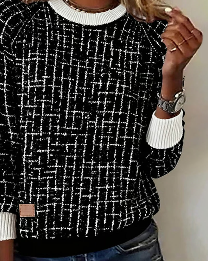 Liv® | Casual Checked Sweater
