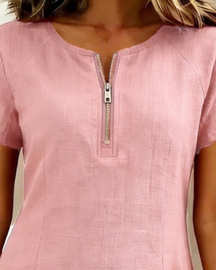 Simen | Cotton Zip Dress
