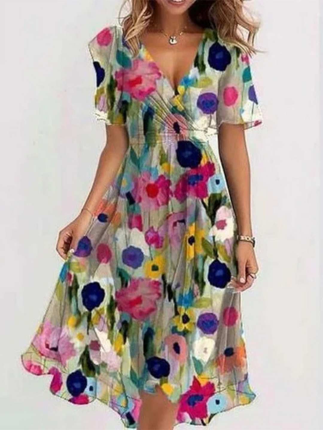Victoria | Summer Dress With Belly Cover