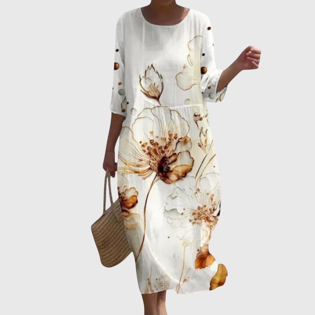 Victoria | Stylish Floral Maxi Dress