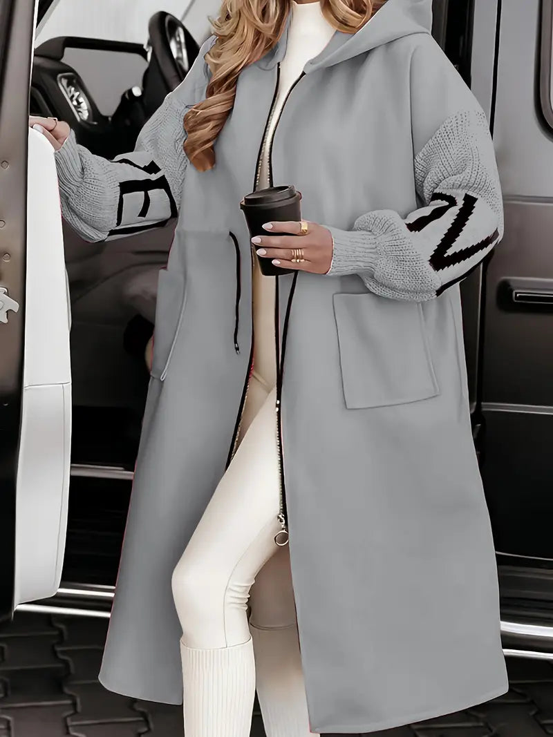 Victoria | Elegant Hooded Coatigan