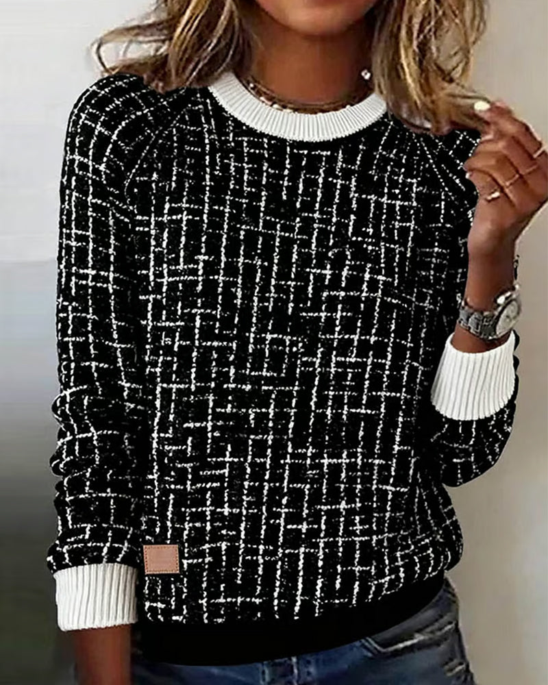 Liv® | Casual Checked Sweater