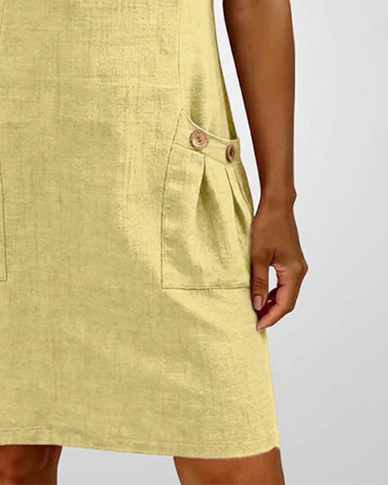 Simen | Cotton Zip Dress