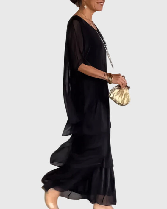 Victoria | Long and Flowing Elegant Dress