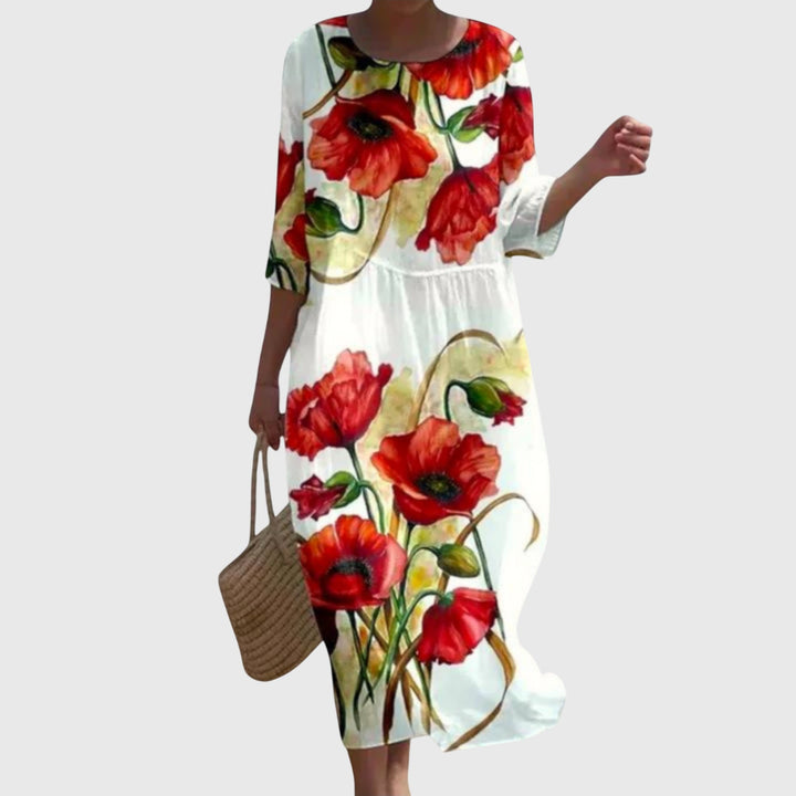 Victoria | Stylish Floral Maxi Dress