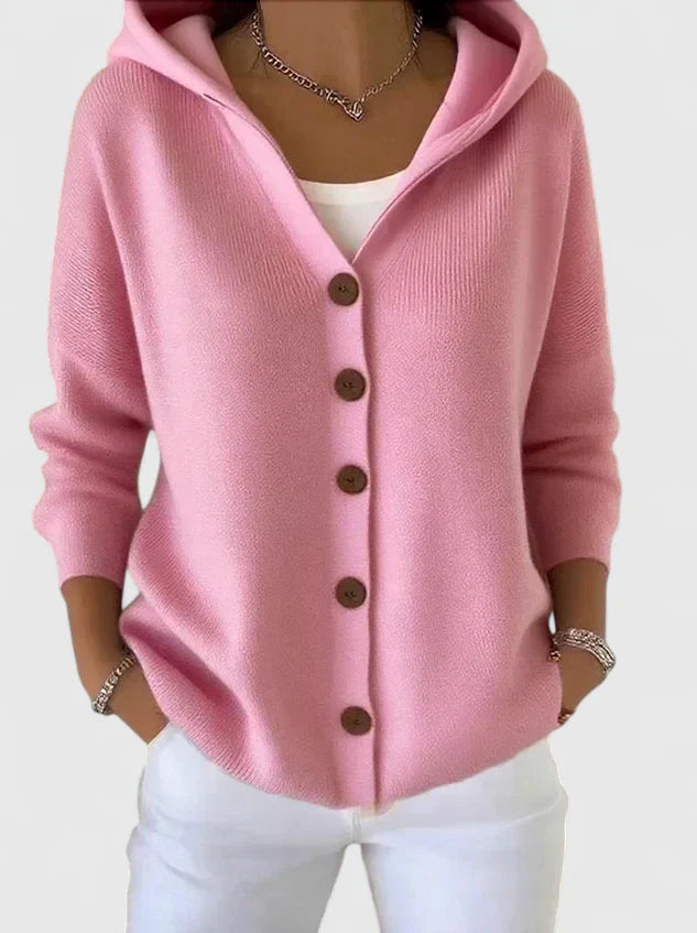 Victoria | Soft Knit Cardigan with Hood