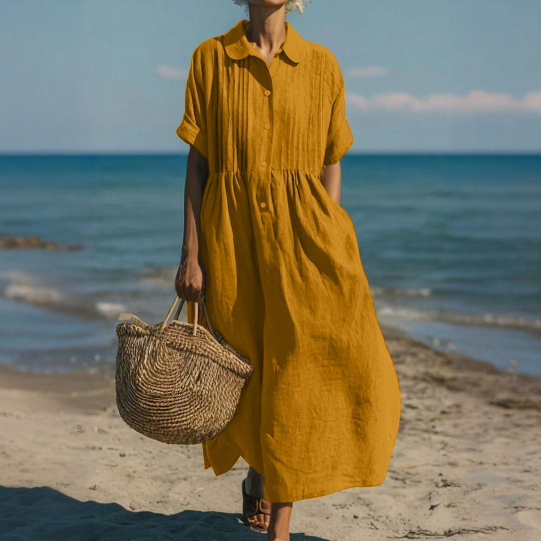 Nicky | Elegant Linen Dress for Women