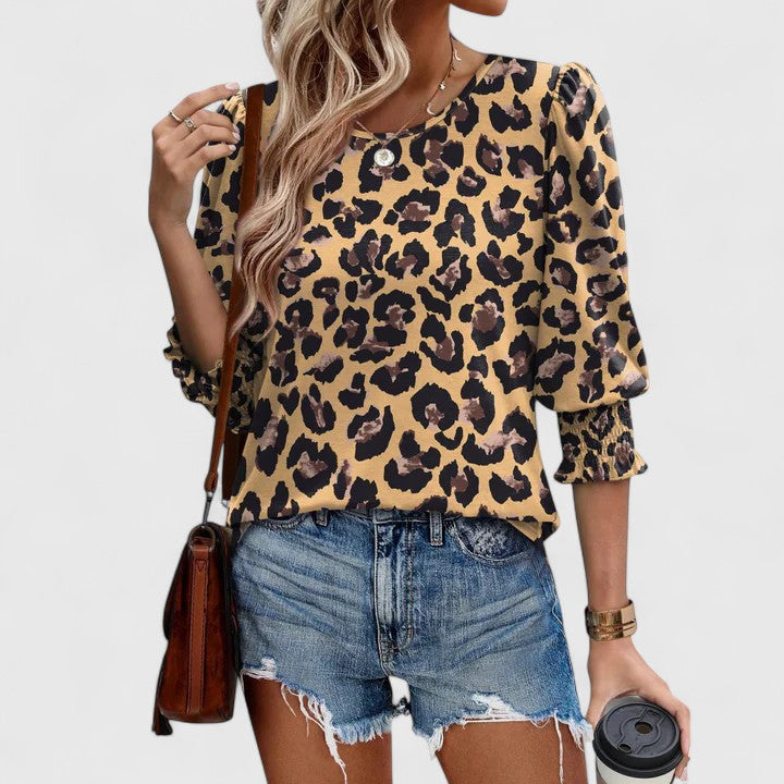 Victoria | Elegant Smocked Top