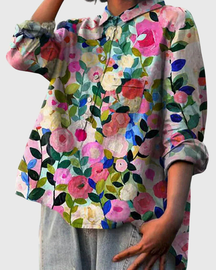 Victoria | Floral Print Blouse