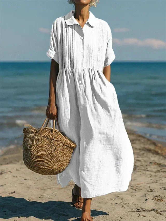 Nicky | Elegant Linen Dress for Women