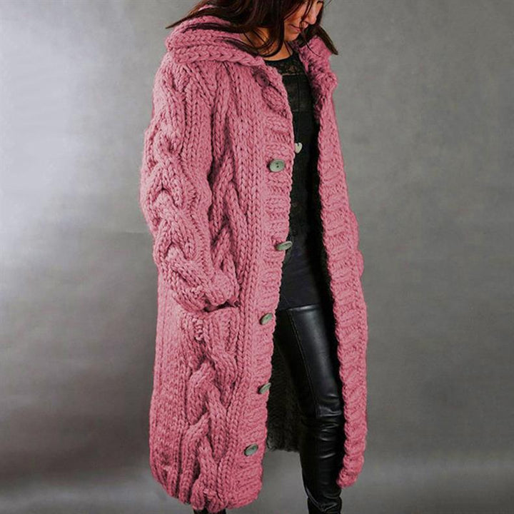Victoria | Elegant Cozy Coat with Tummy Coverage