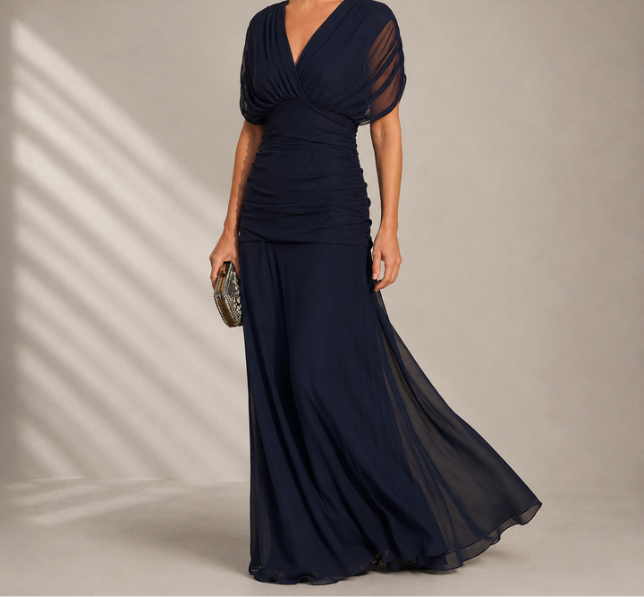Avery | Elegant Blue Dress