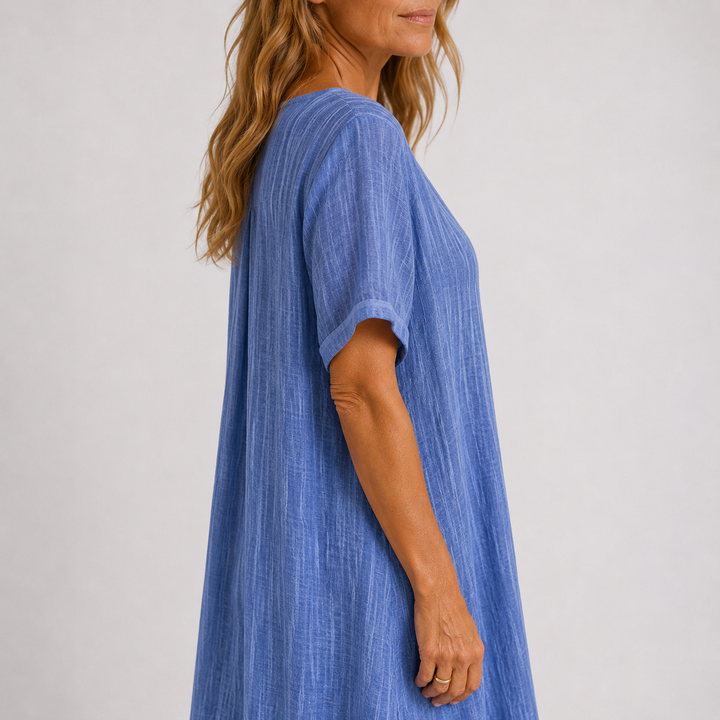 Chic V-Neck Dress for Women