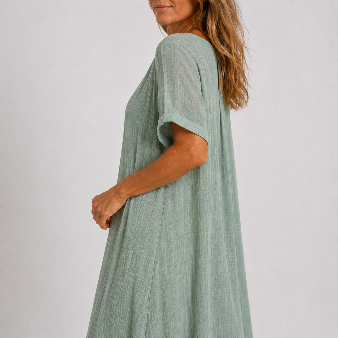 Chic V-Neck Dress for Women