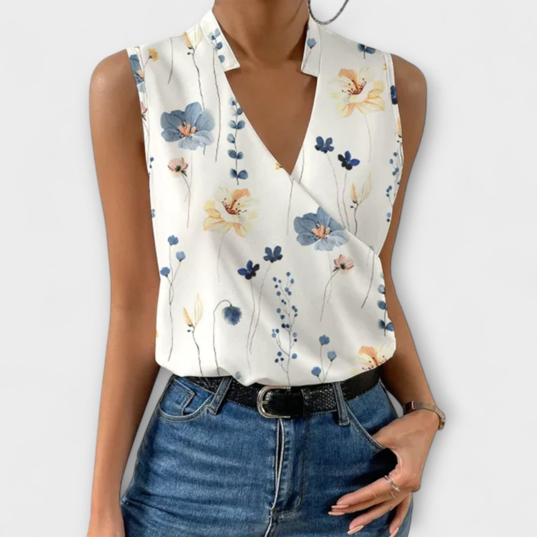 Victoria | Sophisticated V-neck Top