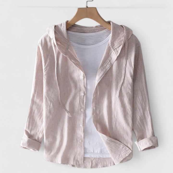 Victoria | Elegant Hooded Blouse