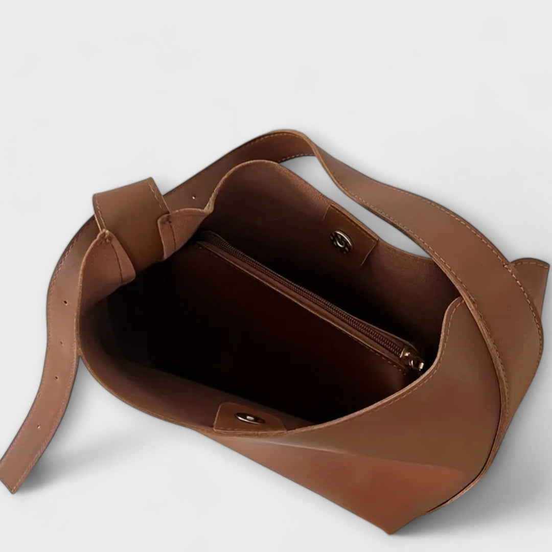 Victoria | Elegant Leather Shoulder Bag