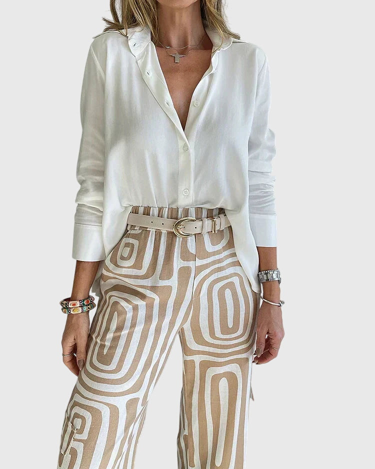 Victoria | Stylish Trousers + Free Blouse & Belt