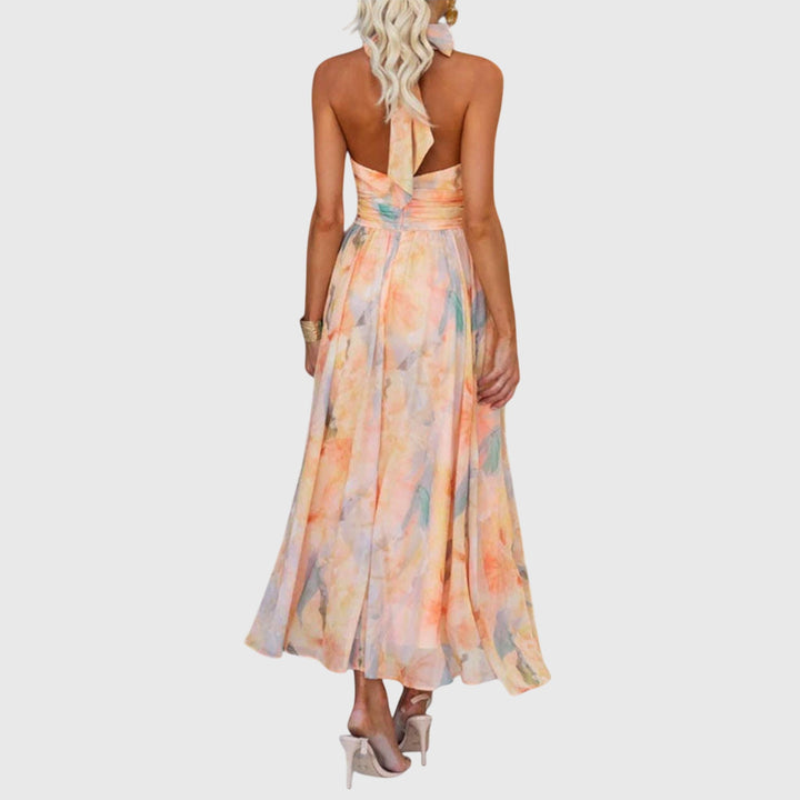Victoria | Halter Maxi Dress