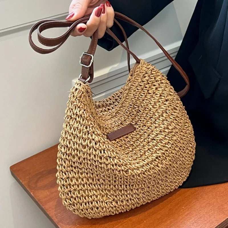 Victoria | Straw shoulder bag