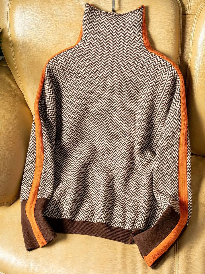 Victoria | High Neck Knit