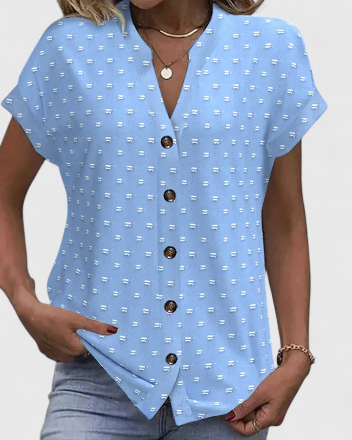 Victoria | Comfortable V-Neck Shirt