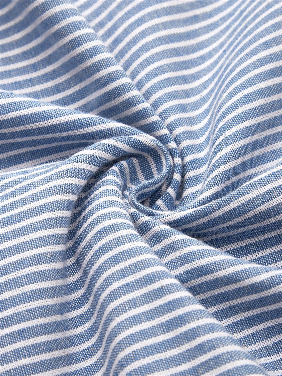 Victoria Striped Midi Dress |