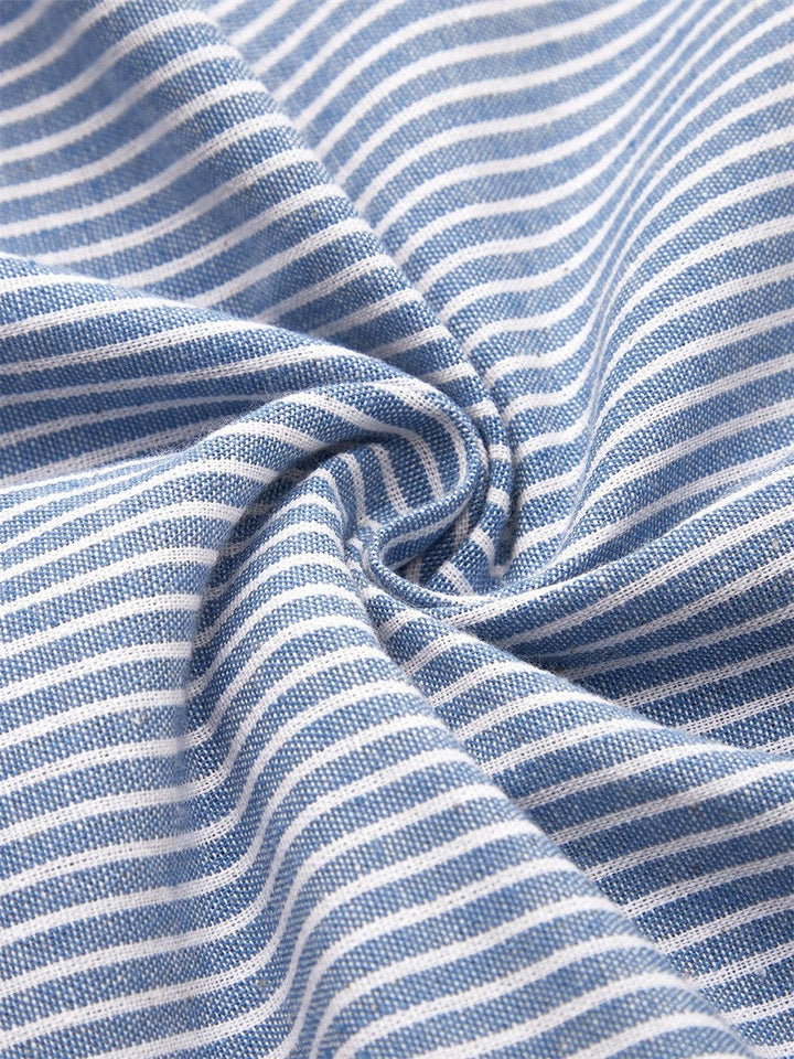 Victoria Striped Midi Dress |