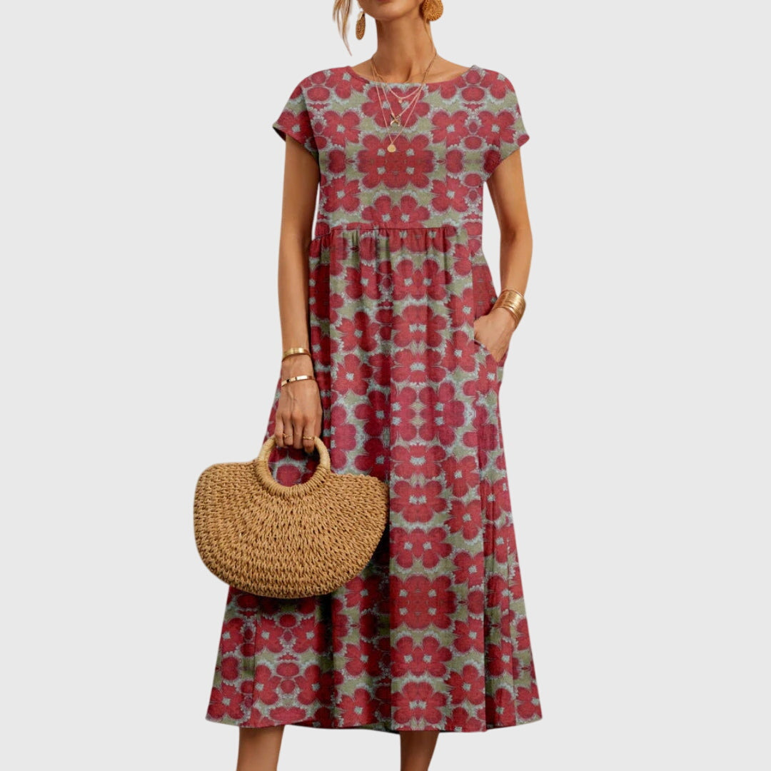 Victoria | Chic Floral Dress