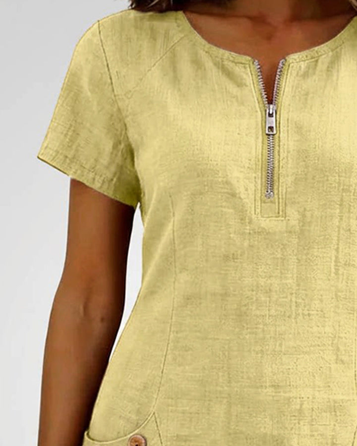 Emma ® | Cotton Zip Dress